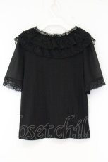 画像3: axes femme / シフォンローズプルオーバー F クロ O-26-09-16-085-AX-TO-OW-OS (3)