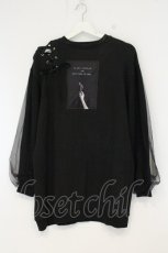 画像1: EATME / チュールコンビグラフィックスウェットワンピース F クロ O-26-09-16-014-LO-OP-OW-OS (1)