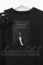 画像2: EATME / チュールコンビグラフィックスウェットワンピース F クロ O-26-09-16-014-LO-OP-OW-OS (2)