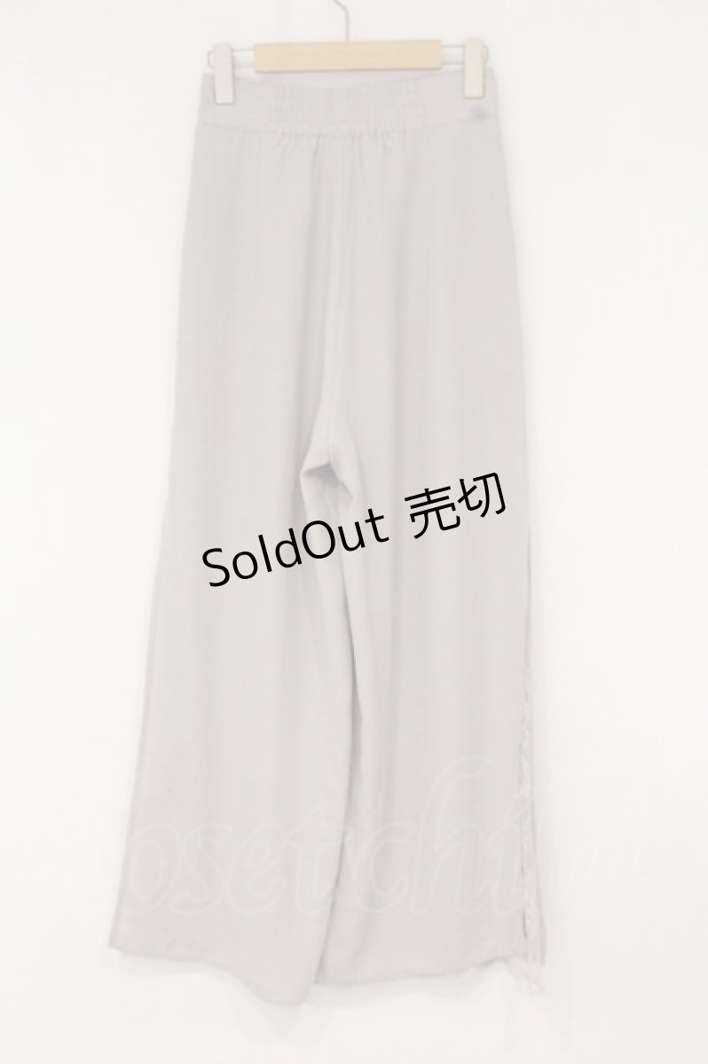 画像3: EATME / レースコンビワイドパンツ S グレー O-26-09-16-015-LO-PA-OW-OS (3)