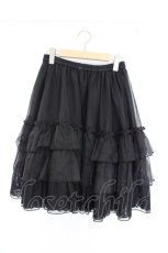 画像1: axes femme kawaii / ボリュームティアードパニエ M クロ O-26-09-17-028-AX-SK-OW-OS (1)