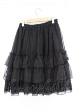画像3: axes femme kawaii / ボリュームティアードパニエ M クロ O-26-09-17-028-AX-SK-OW-OS (3)