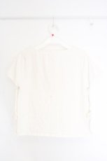 画像3: evelyn / ラメレースTシャツ  オフホワイトピンク O-26-09-17-031-LO-TO-OW-OS (3)