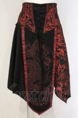 画像1: Qutie Frash / ラップリボンコルセット  レッド×ブラック O-26-09-18-005-QU-SK-IG-OS (1)
