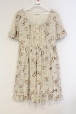 画像1: axes femme / レーシー切替スリットチュニ M アイボリー O-26-09-18-002-AX-OP-IG-OS (1)