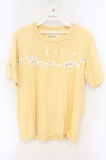 画像1: PINK HOUSE / ネームタグTシャツ M イエロー O-26-09-18-016-LO-TS-IG-OS (1)