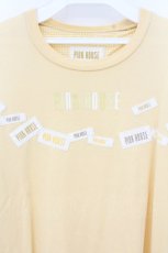 画像3: PINK HOUSE / ネームタグTシャツ M イエロー O-26-09-18-016-LO-TS-IG-OS (3)