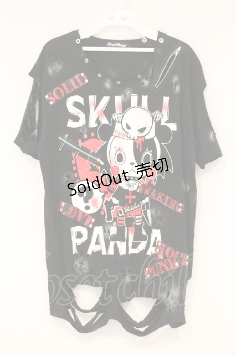 画像1: SEX POT ReVeNGe / カスタムダメージTシャツ  ブラック O-26-09-19-038-SP-TO-IG-OS (1)
