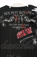 画像4: SEX POT ReVeNGe / カスタムダメージTシャツ  ブラック O-26-09-19-038-SP-TO-IG-OS (4)