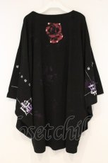 画像4: SEX POT ReVeNGe / CUSTOM ICHIGO BEAR KIMONOスリーヴ BIG カットソー  ブラック O-26-09-19-039-SP-TO-IG-OS (4)