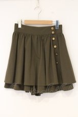 画像1: axes femme / サイドボタンスカパン M カーキグリーン O-26-09-19-055-AX-PA-OW-OS (1)