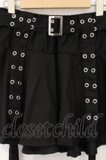 画像2: ACDC RAG / 冥闇レッグ付きスカート  ブラック O-26-09-19-057-PU-SK-IG-OS (2)