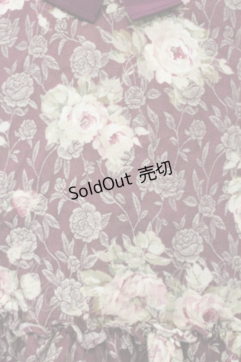 画像3: Millefleurs / バッスルコルセットスカート（グログランリボン) M ワイン O-26-09-19-059-EL-SK-IG-OS (3)