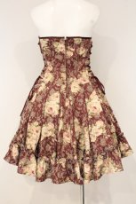 画像5: Millefleurs / バッスルコルセットスカート（グログランリボン) M ワイン O-26-09-19-059-EL-SK-IG-OS (5)