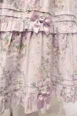 画像4: metamorphose / 【プラスサイズ】シャーロットロングティアードジャンパースカート サイズ2 ラベンダー O-26-09-19-062-ME-OP-IG-OS (4)