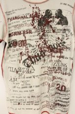 画像2: h.ANARCHY / ブロッキングパッチTシャツ  ブラックｘホワイトｘレッド O-26-09-19-066-HN-TS-YM-OS (2)