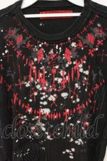 画像2: h.ANARCHY / デストロイレイヤードTシャツ  ブラック O-26-09-19-067-HN-TS-YM-OS (2)