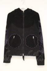 画像1: Qutie Frash / 変形フードボアコンビパーカー  ブラック O-26-09-19-070-QU-TO-YM-OS (1)