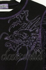 画像2: Qutie Frash / ダメージカットソー  ブラック O-26-09-19-078-QU-TO-YM-OS (2)