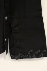 画像4: PEACE NOW / サイドボタンコットンシャツ M ブラック O-26-09-19-086-PU-BL-YM-OS (4)