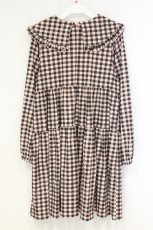 画像4: Candy Stripper / TINY RIBBON CHECK DRESS 2 ピンク×ブラック O-26-09-19-010-PU-OP-IG-OS (4)
