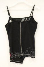 画像4: Ozz On / スカル刺繍メッシュコンビキャミソール  ブラック O-26-09-19-090-OO-TO-YM-OS (4)