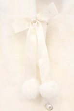 画像2: Amavel / ふわふわねこみみファーアウター F シロ O-26-09-19-015-CA-JA-YM-OS (2)