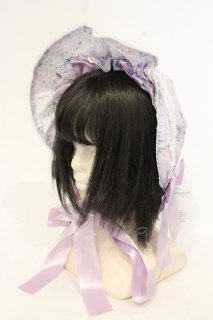 metamorphose / シャーロットフリルボンネット ラベンダー O-26-09-19