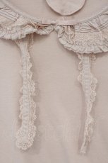 画像2: PINK HOUSE / ローンフリル襟カットソー  ピンク O-26-09-19-025-LO-TO-IG-OS (2)