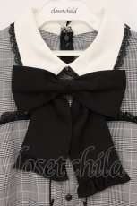 画像2: DearMyLove / フリルたっぷりオフショルシャツワンピース M クロ O-26-09-19-026-GO-OP-OW-OS (2)