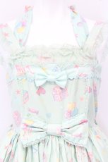 画像2: Angelic Pretty / TOY PARADE胸切替スカラップジャンパースカート  ミント O-26-09-20-004-AP-OP-IG-OS (2)