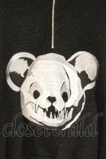 画像2: Drug Honey / スケルトンテディ刺繍ボアプルオーバー  ブラック O-26-09-20-047-PU-TO-IG-OS (2)