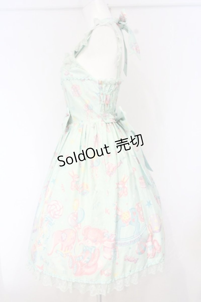 画像4: Angelic Pretty / TOY PARADE胸切替スカラップジャンパースカート  ミント O-26-09-20-004-AP-OP-IG-OS (4)