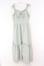 画像1: axes femme POETIQUE / レースアップキャミワンピ M ミント O-26-09-20-055-AX-OP-IG-OS (1)