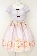 画像1: Enchantlic Enchantilly / クイーンキャットワンピース  ラベンダー O-26-09-21-001-LO-OP-IG-OS (1)