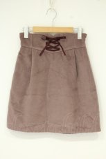画像1: axes femme / レースアップスカパン F ピンク系 O-26-09-21-032-AX-PA-IG-OS (1)