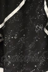 画像2: axes femme / 星座柄チュールフリルスカート M クロ O-26-09-21-042-AX-SK-IG-OS (2)