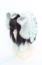 画像1: axes femme kawaii / メアリーハーフボンネット  ミント O-26-09-21-1033-AX-AC-IG-OS (1)