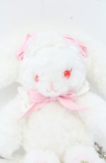 画像2: BABY,THE STARS SHINE BRIGHT / うさくみゃリュックミニミニ  シロ×ピンクリボン O-26-09-21-1009-BA-BG-OW-OS (2)