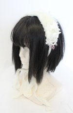 画像1: Angelic Pretty / ファーヘッドドレス（2006）【旧タグ】  オフシロ O-26-09-21-1028-AP-AC-IG-OS (1)