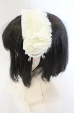 画像2: Angelic Pretty / ファーヘッドドレス（2006）【旧タグ】  オフシロ O-26-09-21-1028-AP-AC-IG-OS (2)