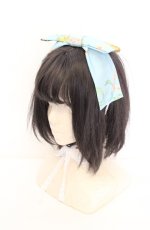 画像1: PASTEQIDOR / リメイクヘッドドレス  サックス O-26-09-21-1030-LO-AC-OW-OS (1)