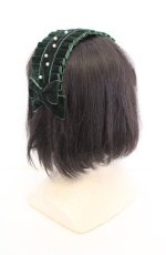 画像2: FLC / ホシナ*ヘッドドレス  グリーン O-26-09-21-1031-LO-AC-OW-OS (2)