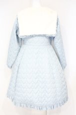 画像4: axes femme kawaii / ハートキルティングコート  サックス O-26-09-21-063-AX-CO-IG-OS (4)
