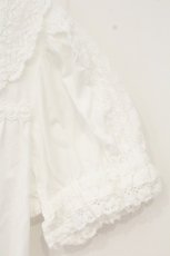 画像3: BABY,THE STARS SHINE BRIGHT / 半袖シャーリングブラウス  シロ O-26-09-21-064-BA-BL-IG-OS (3)
