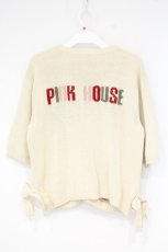 画像4: PINK HOUSE / フラワーボタンニットカーディガン  アイボリー O-26-09-21-070-LO-TO-IG-OS (4)