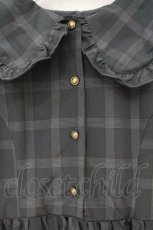 画像2: m petit by misako / TT*AOKチェックワンピース S グレー系 O-26-09-21-072-LO-OP-OW-OS (2)
