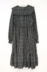 画像3: m petit by misako / TT*AOKチェックワンピース S グレー系 O-26-09-21-072-LO-OP-OW-OS (3)