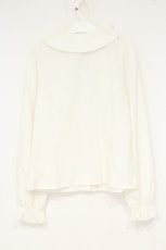 画像3: Ank Rouge / スクエアヨークブラウス M シロ O-26-09-21-075-CA-BL-OW-OS (3)