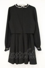 画像3: Rojita / ハートバックルチョーカーデコルテ開きワンピース F クロ×ピンク O-26-09-21-076-LO-OP-OW-OS (3)